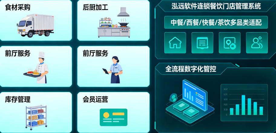 连锁餐饮门店管理系统