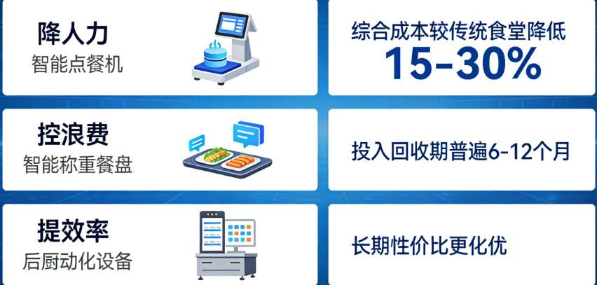 智慧食堂 vs 传统食堂，哪个更划算？