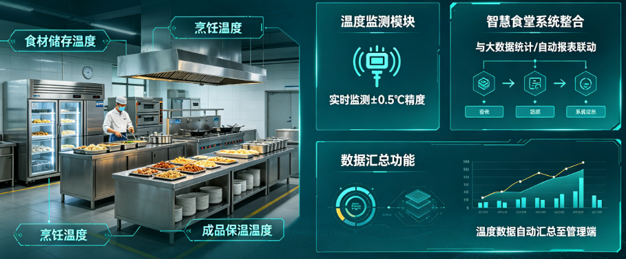 智慧食安温度监测：实时把控食材安全
