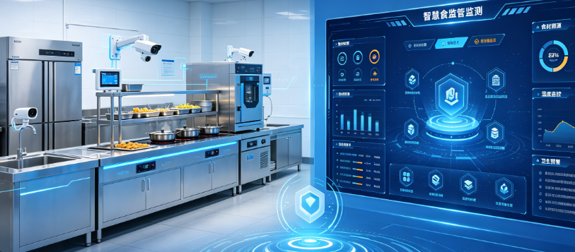 智慧食安监管系统：AI+物联网实现24小时主动管控