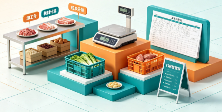 加工品耗料怎么算成本｜连锁门店半成品管理实务