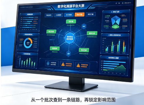 食材出问题难反查?溯源系统批次与影响范围快速锁定