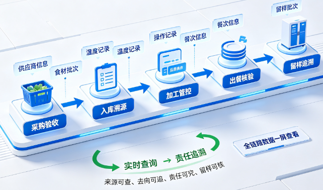 从采购到留样全追溯，智慧食安让食品安全看得见