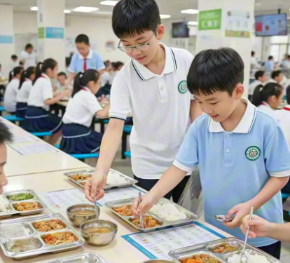 学生餐配送食安管理系统：留样、封签到校签收的记录链